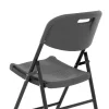 Sedia da giardino Richiudibile Effetto Rattan Antracite