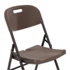 Sedia da giardino Richiudibile Effetto Rattan Marrone
