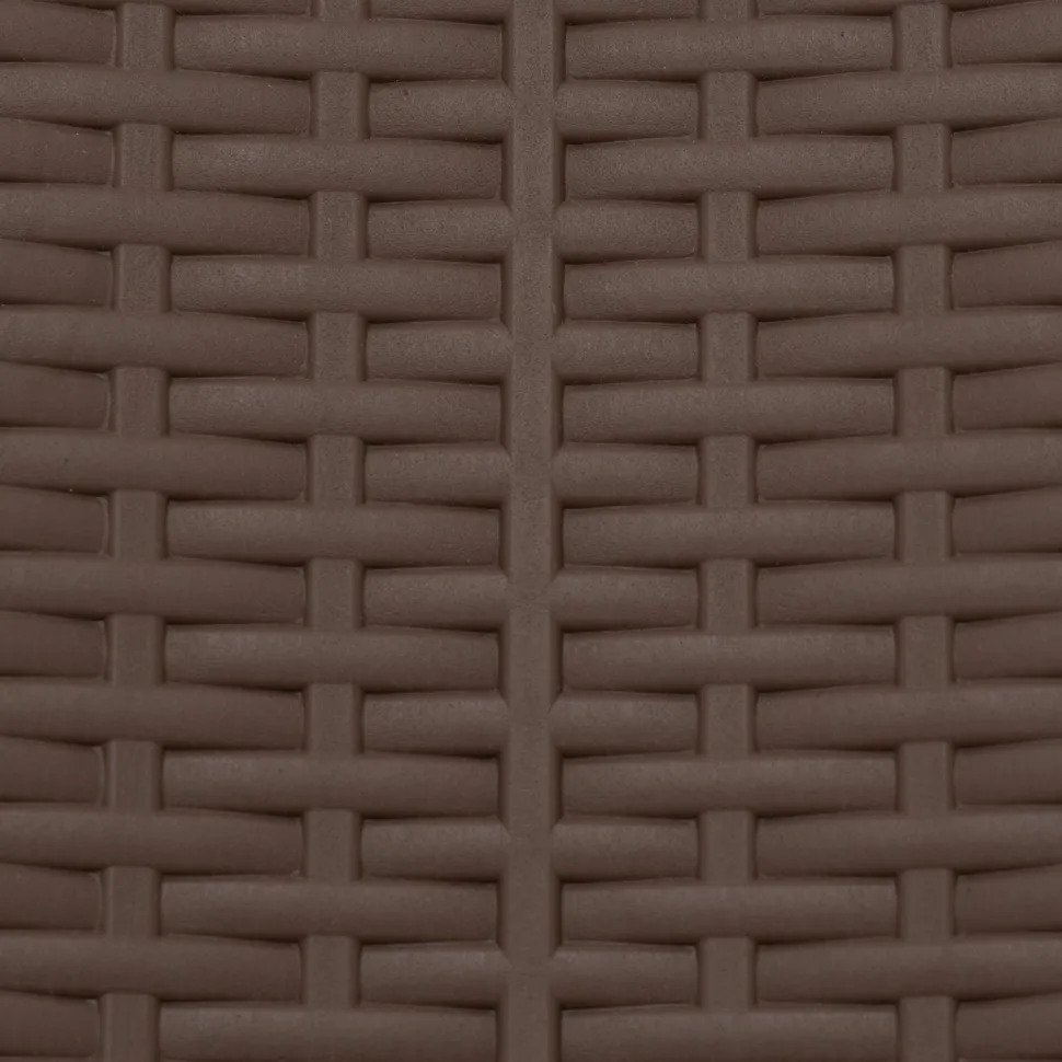 Sedia da giardino Richiudibile Effetto Rattan Marrone