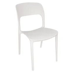 Sedia in Polipropilene Bianca h82x41x56,5 cm