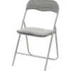 Sedia Pieghevole Bianco Effetto Legno