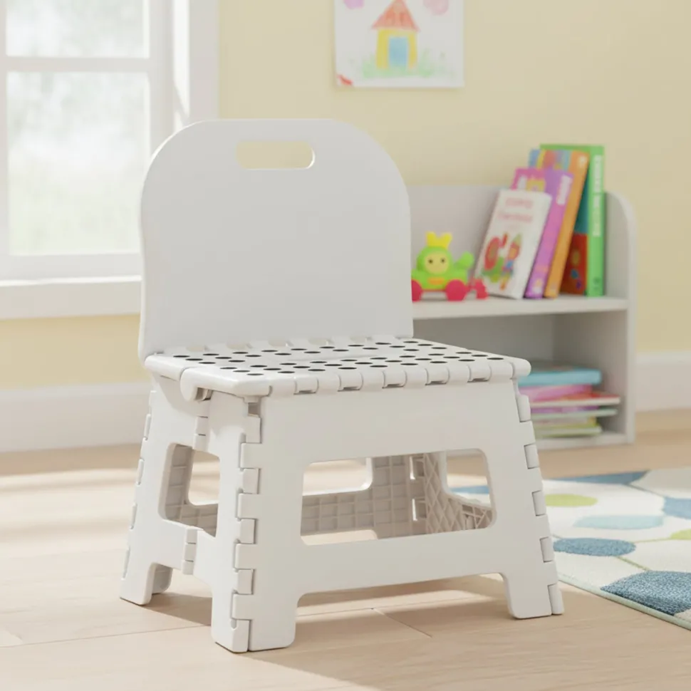 Sediolina Pieghevole per Bambini con Schienale Linea Baby Cute