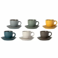 Servizio da caffè Juanita multicolor in stoneware 12 pezzi