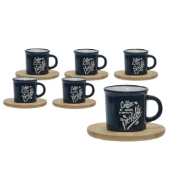 Servizio da caffè Makes Everything Possible in Stoneware