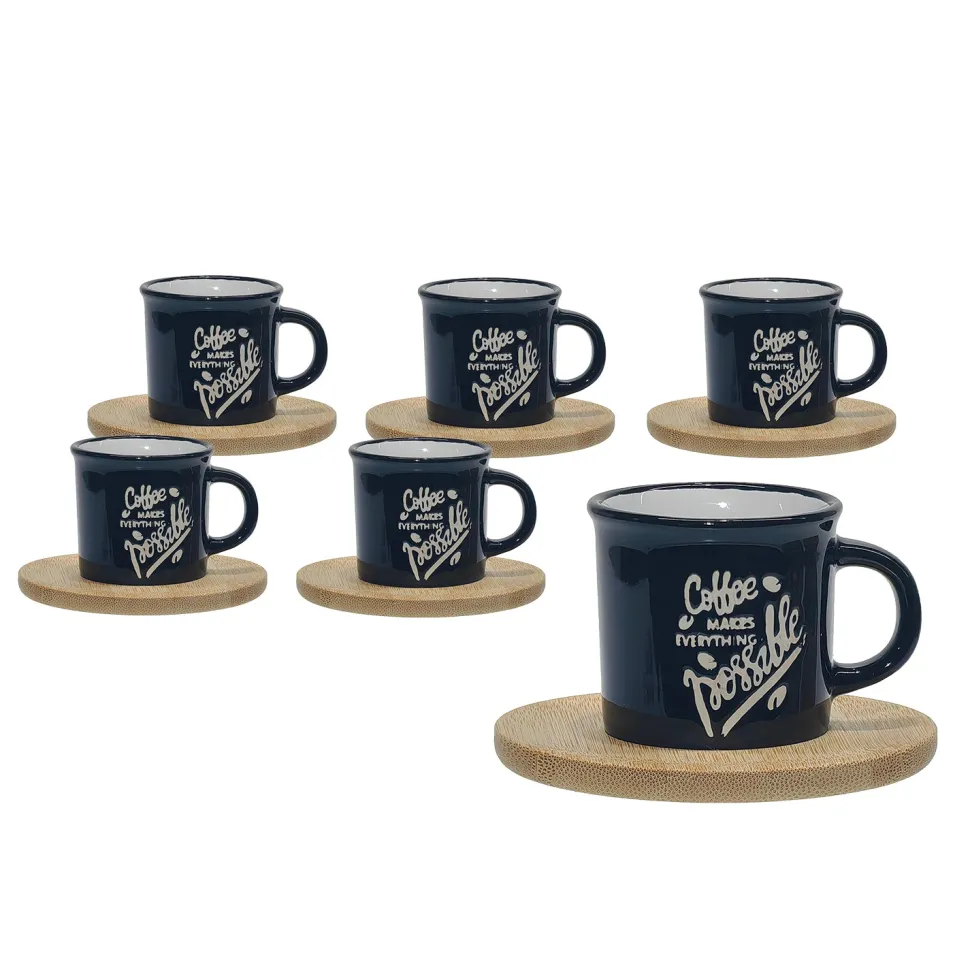 Servizio da caffè Makes Everything Possible in Stoneware