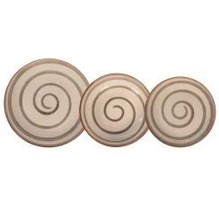 Servizio di piatti Helical in Stoneware 12 pezzi