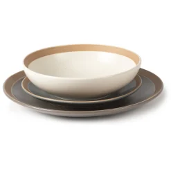 Servizio di Piatti in Stoneware Domus 18 pezzi