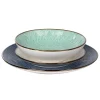 Servizio di piatti in stoneware Gaonas Ocean Embossed Pad 18 pezzi