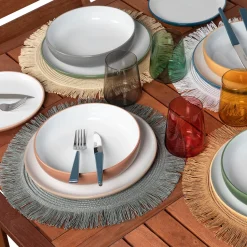 Servizio di piatti in stoneware Kalinda 18 pezzi