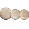 Servizio di piatti in stoneware Reactive Beige 18 pezzi