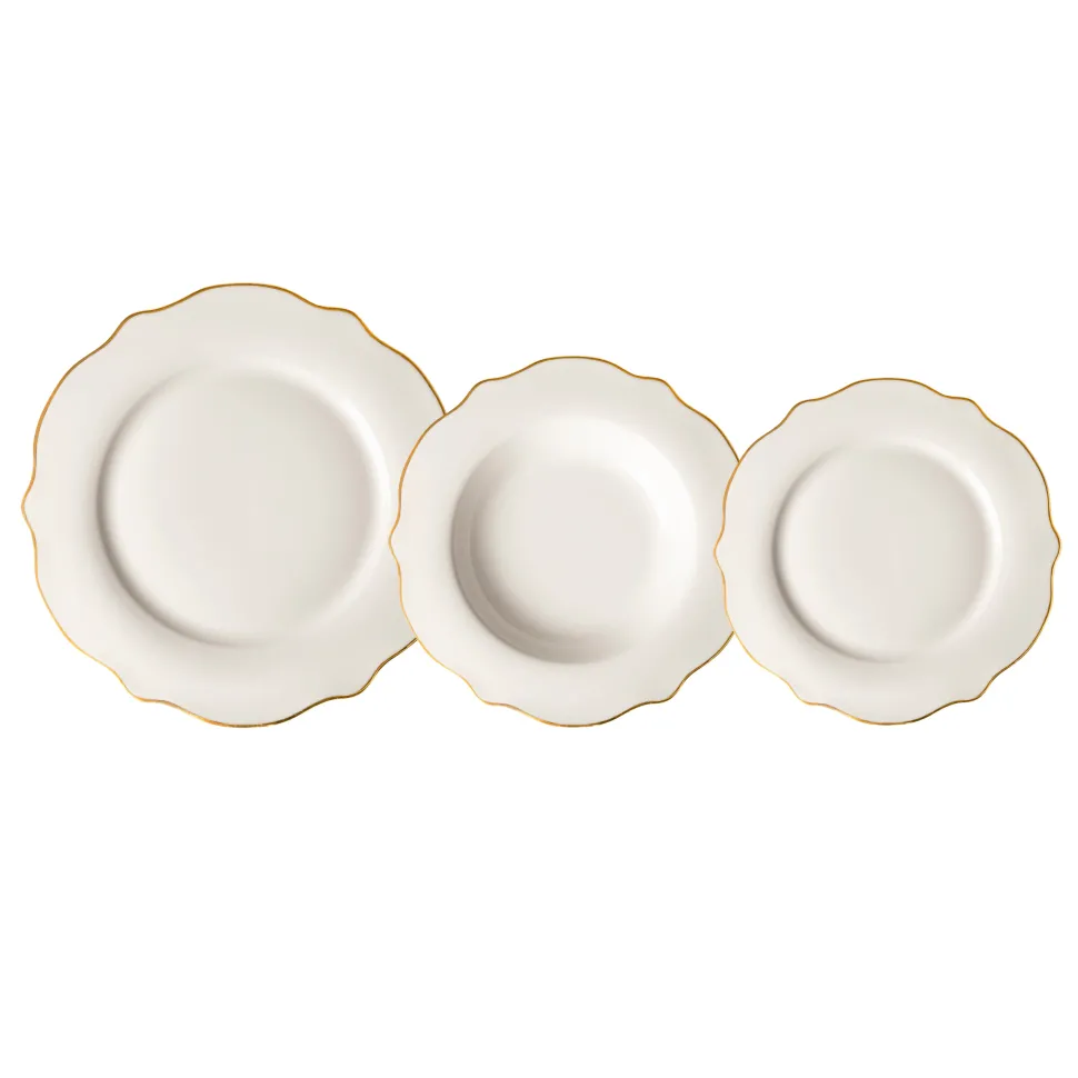 Servizio di piatti Lyanna in New Bone Chine 18 pezzi