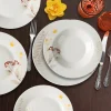 Servizio di piatti Maëlys Floreale in Porcellana 18 pezzi