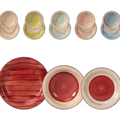 Servizio di piatti Melfi in stoneware 18 pezzi