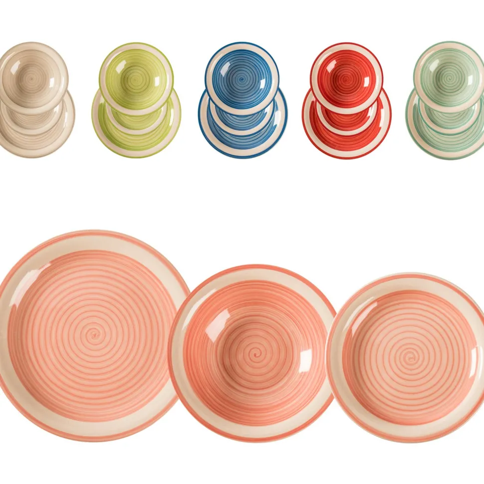 Servizio di piatti Nobur in stoneware 18 pezzi