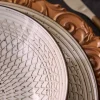 Servizio di piatti Shanty in porcellana Marrone Linea Madison 18 pezzi