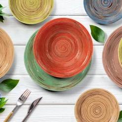 Servizio di piatti Trunk in stoneware 18 pezzi