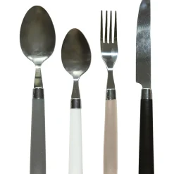 Servizio posate in acciaio inox 24 pezzi Everly Color