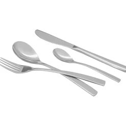 Servizio posate in acciaio inox 24 pezzi Kisara Satin
