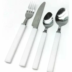 Servizio posate in acciaio inox Bianco 24 pezzi Jolie