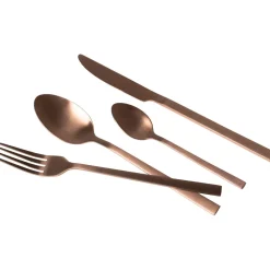 Servizio posate in acciaio inox Bronzo Satinato 24 pezzi Amaris Satin Bronze