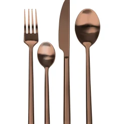 Servizio posate in acciaio inox Bronzo Satinato 24 pezzi Dakotah Satin Bronze