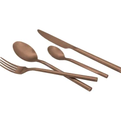 Servizio posate in acciaio inox Bronzo Satinato 24 pezzi Dakotah Satin Bronze