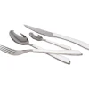 Servizio posate in acciaio inox colore Bianco 24 pezzi Glossy