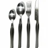 Servizio posate in acciaio inox Grigio 24 pezzi Sharon