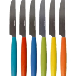 Servizio posate in acciaio inox Multicolor 24 pezzi Avril mix