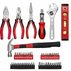 Set Attrezzi con Chiavi e Inserti 48 Pezzi