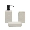 Set Bagno 3 pezzi in Ceramica Bianco