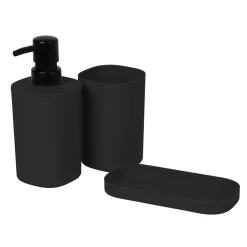 Set Bagno 3 pezzi in Polipropilene
