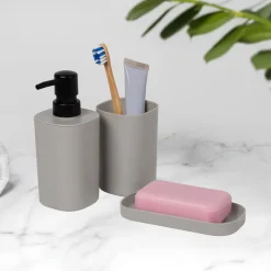 Set Bagno 3 pezzi in Polipropilene