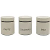 Set 3 barattoli da cucina Crema 75 cl