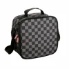 set 4 Contenitori e Borsa Termica Urban Food Casual Nero e Grigio