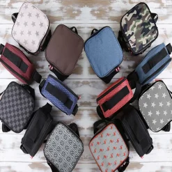set 4 Contenitori e Borsa Termica Urban Food Casual Nero e Grigio