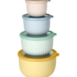 Set 4 Contenitori Rotondi Alt Linea Timeless con Coperchi Ermetici Multicolor