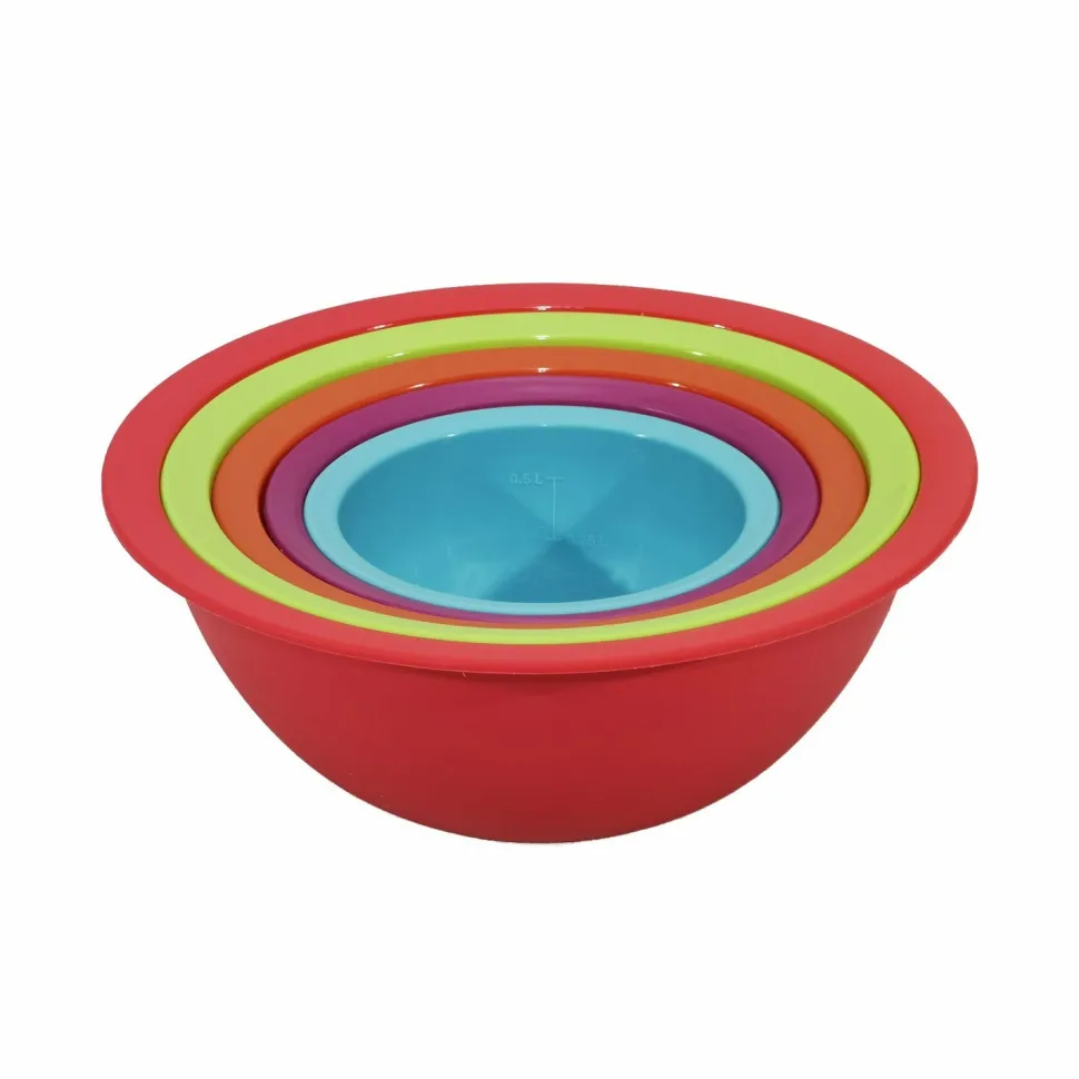 Set Coppe in Polipropilene 5 pezzi Multicolor