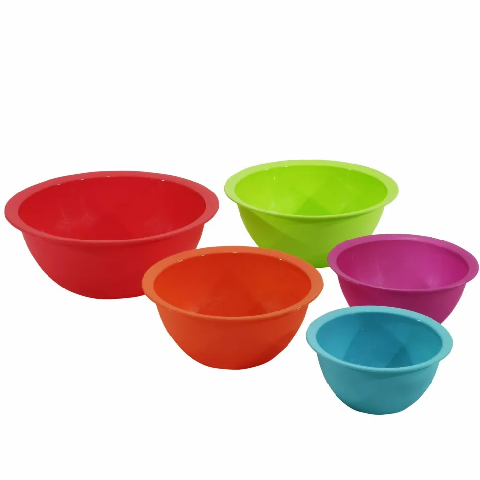 Set Coppe in Polipropilene 5 pezzi Multicolor