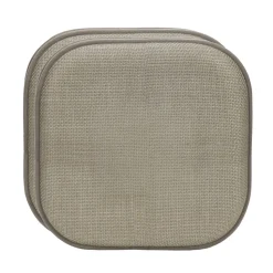 Set 2 Cuscini Memory Foam Tortora Antiscivolo 40x40 cm