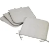 Set 4 cuscini Panarea per sedia Tortora 39x39 cm