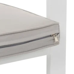 Set da giardino in acciaio Bianco con Doghe Effetto Legno Antracite
