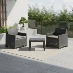 Set da giardino Orta Antracite Linea Elegance