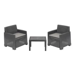 Set da giardino Orta Antracite Linea Elegance