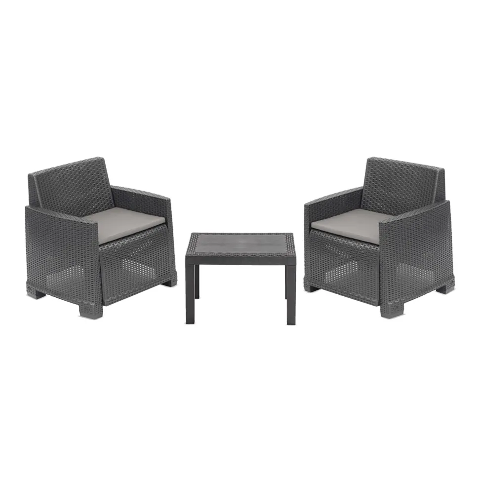 Set da giardino Orta Antracite Linea Elegance