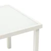 Set da giardino 4 pezzi in metallo Bianco