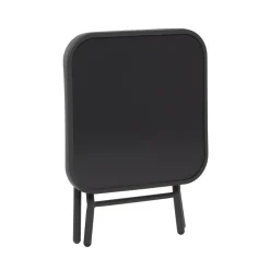 Set da giardino 3 pezzi Tavolino con 2 Poltrone struttura in acciaio Antracite Richiudibili