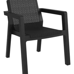Set da giardino Riviera 4 posti Antracite