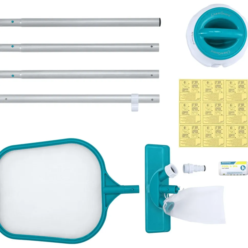 Set di accessori per la pulizia della piscina AquaClear Deluxe