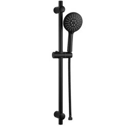 Set Doccia con Saliscendi Blackjet – 3 Getti, con Doccetta e Flessibile da 1,5 m